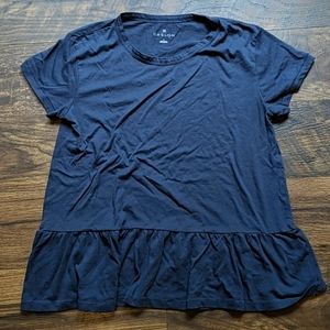 Navy Baby Doll Shirt